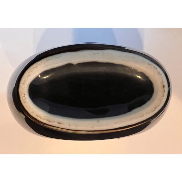 Chokin The Art Of Chokin 24K Gold Edged Made In Japan Vase With Quail & Flower - Picture 4 of 5